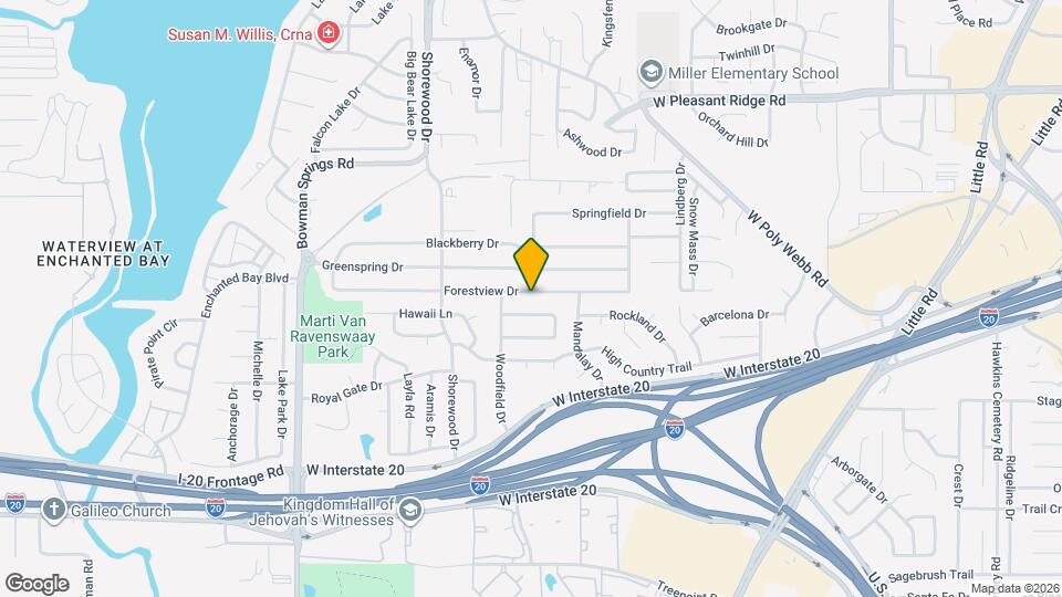 6700 Forestview Dr Map and Location Details