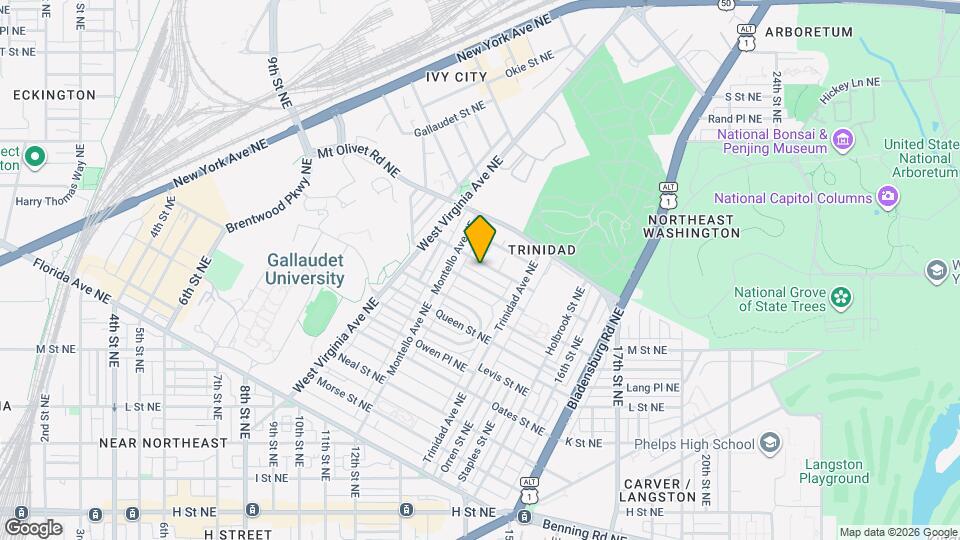 1233 Raum St NE Map and Location Details