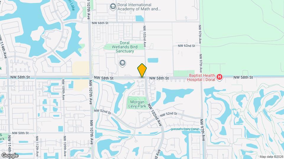 10225 NW 57th Terrace Map and Location Details