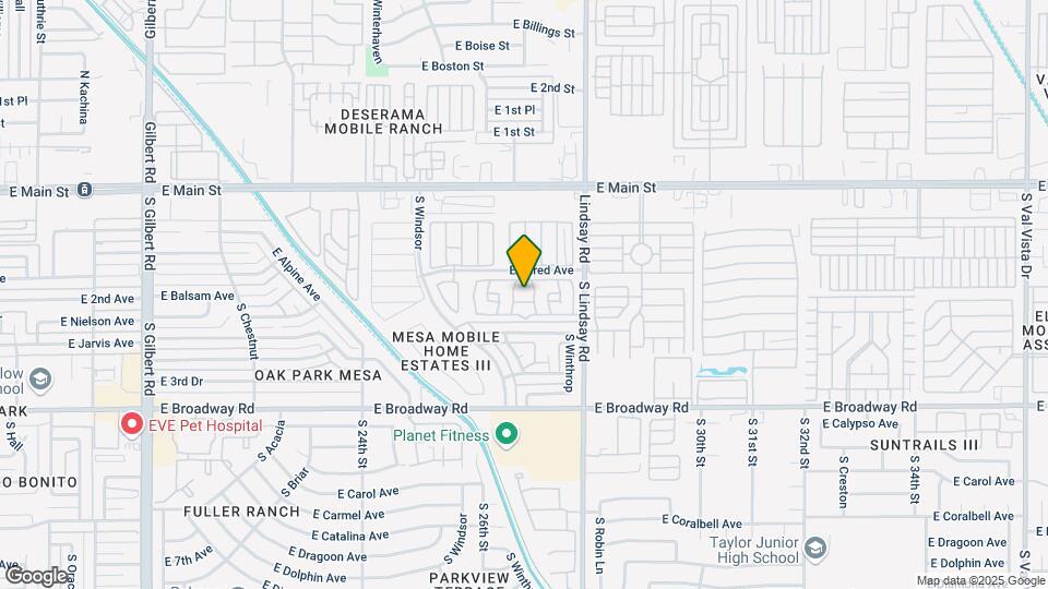 Mesa Village Map and Location Details