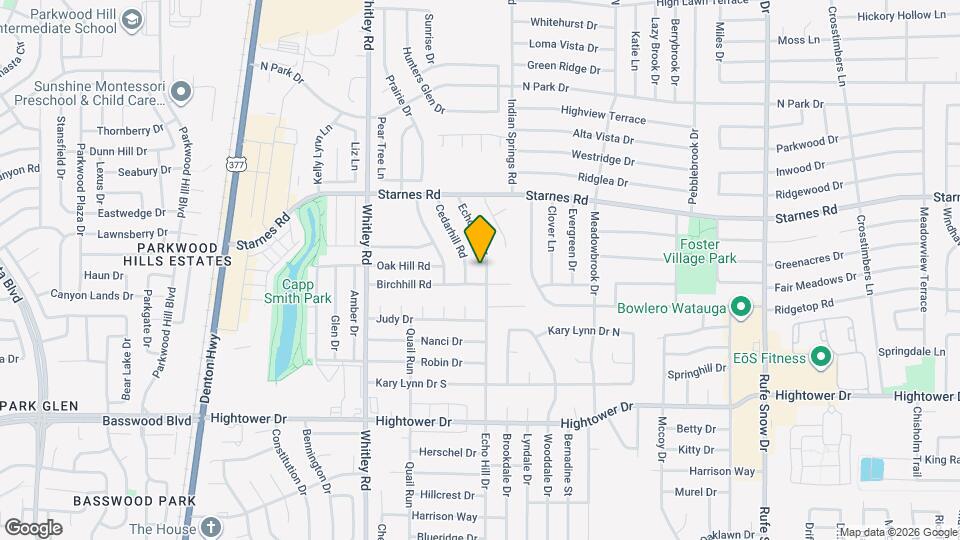 7509 Echo Hill Dr Map and Location Details