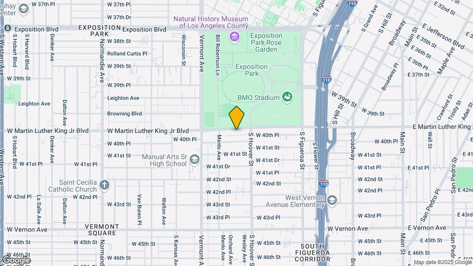 832 W Martin Luther King Jr Blvd Mapa y Detalles de la Ubicación