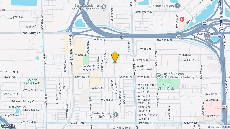 7825 W 29th Ln Map and Location Details