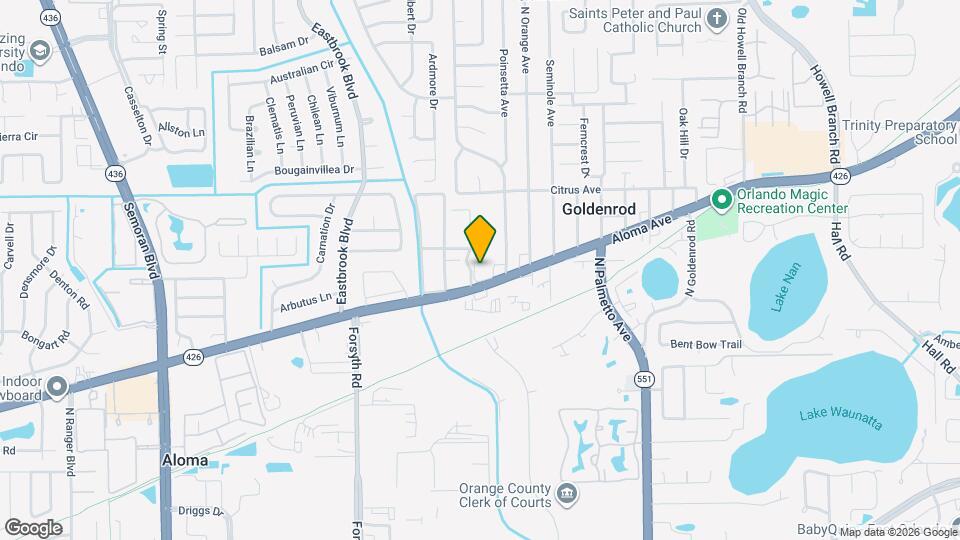 4800 Tangerine Ave Map and Location Details