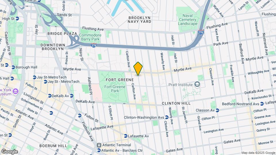 169 Adelphi St Map and Location Details