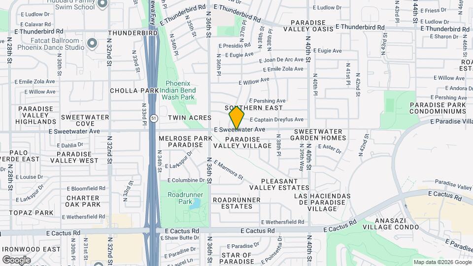 3715 E Sweetwater Ave Map and Location Details