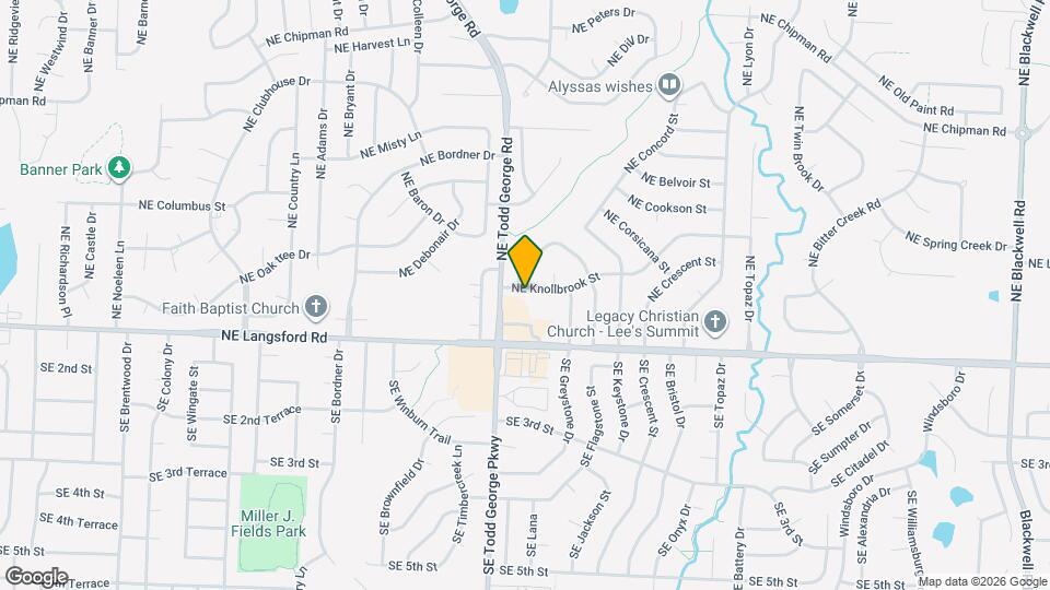 1821 NE Knollbrook St Map and Location Details