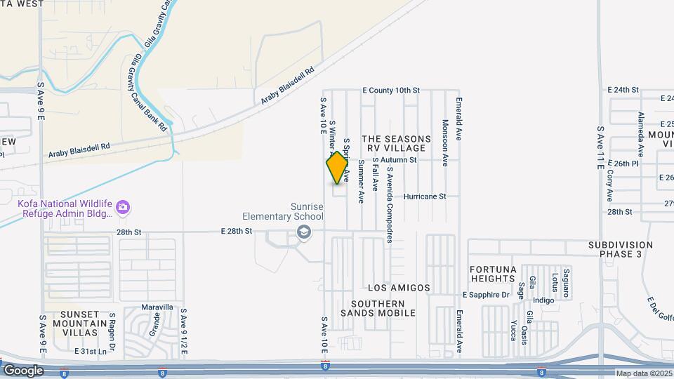 10387 S Winter Ave Map and Location Details