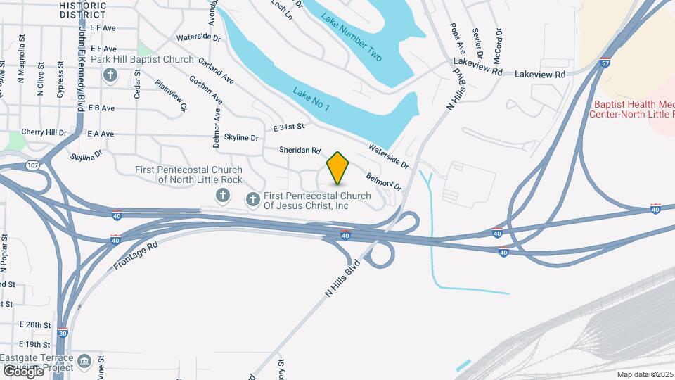1429 Skyline Dr Map and Location Details