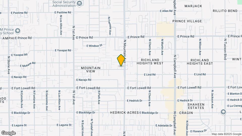 1251-1259 E Halcyon Rd Map and Location Details