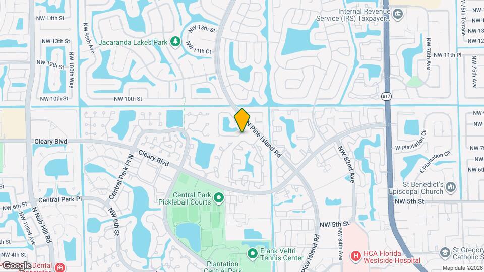 9161 Vineyard Lake Dr Map and Location Details