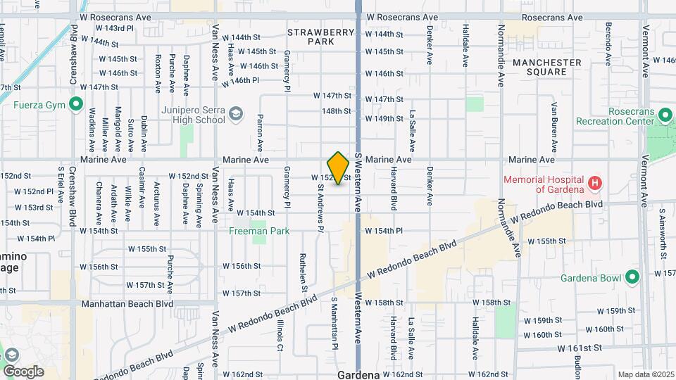 1835 W 153rd St, Unit 1 Mapa y Detalles de la Ubicación