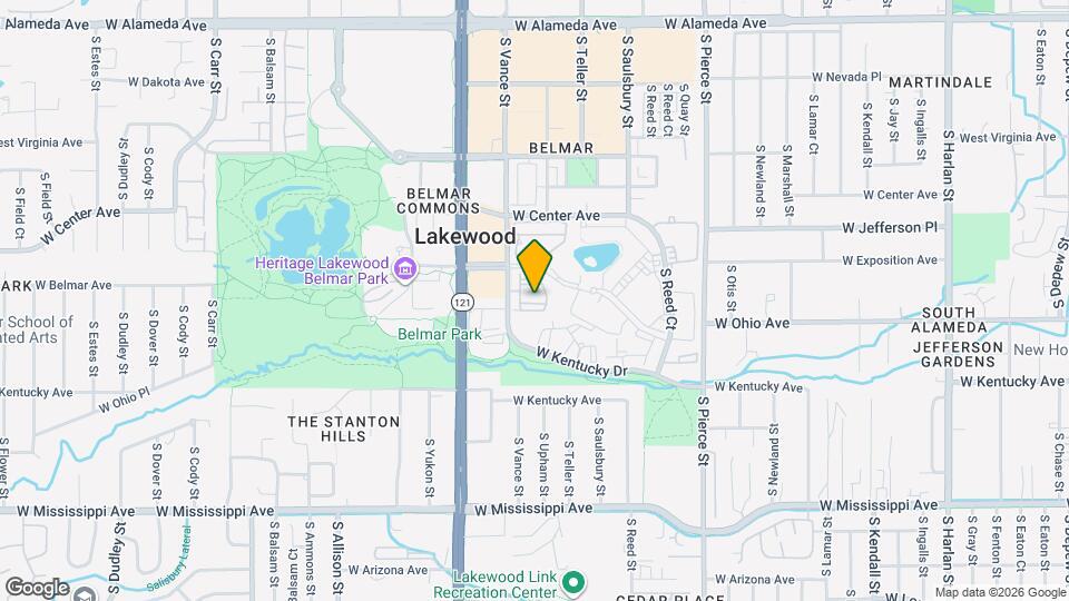 830 S Vance St Map and Location Details