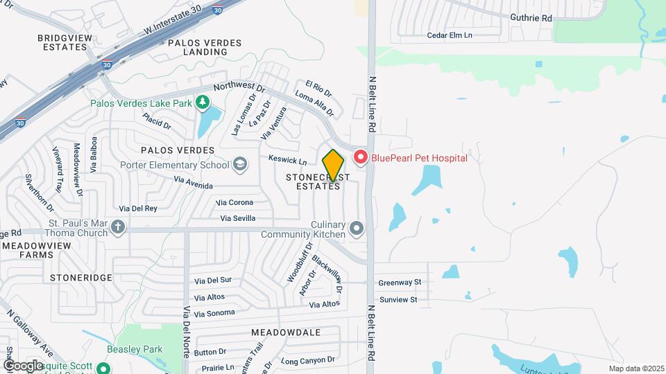 4540 Bonnywood Dr Map and Location Details