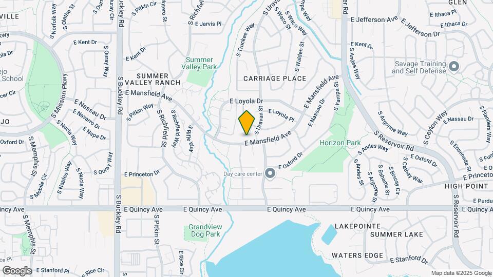 3884 S Truckee Ct Map and Location Details