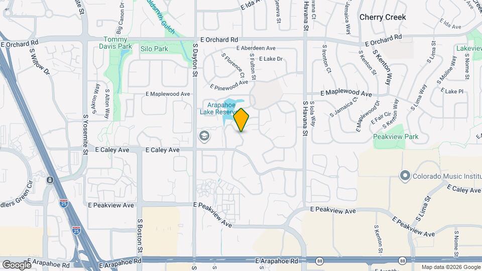 6264 S Elmira Cir E Map and Location Details