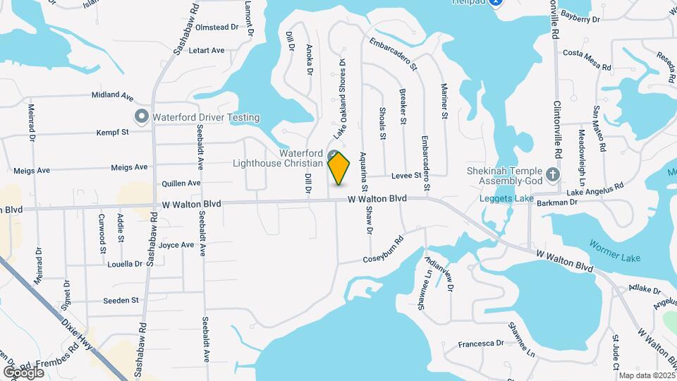 3610 W Walton Blvd Map and Location Details