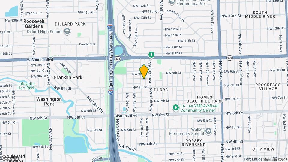 839 NW 16th Ter Map and Location Details