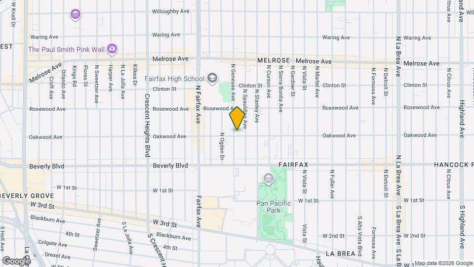 400 N Genesee Ave, Unit 6 Map and Location Details