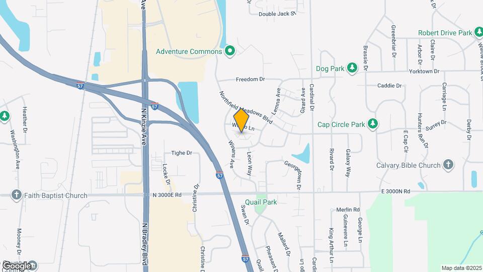 Clean Quiet 2 BD/1BA 2nd Floor Unit Att. Gar Bourbonnais, IL