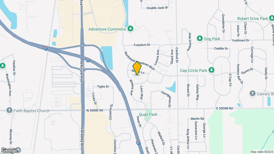Clean Quiet 2 BD/1BA 2nd Floor Unit Att. Gar Map and Location Details