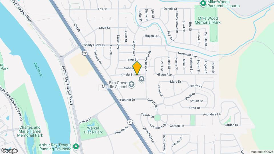 1704 Oriole St Map and Location Details