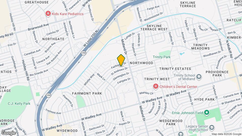 4410 St Andrews Dr Map and Location Details