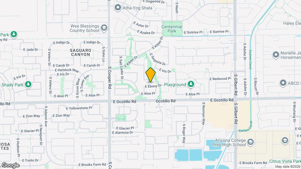 2298 E Ebony Dr Map and Location Details