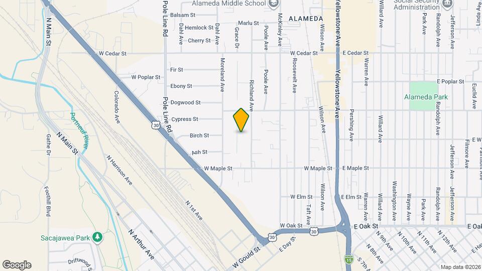 420 Packard Ave Map and Location Details