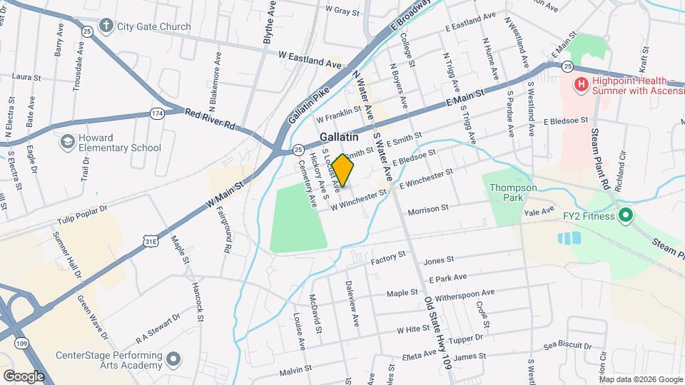 313 S Locust Ave Map and Location Details