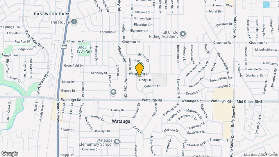 6005 Lindy Ln Mapa y Detalles de la Ubicación