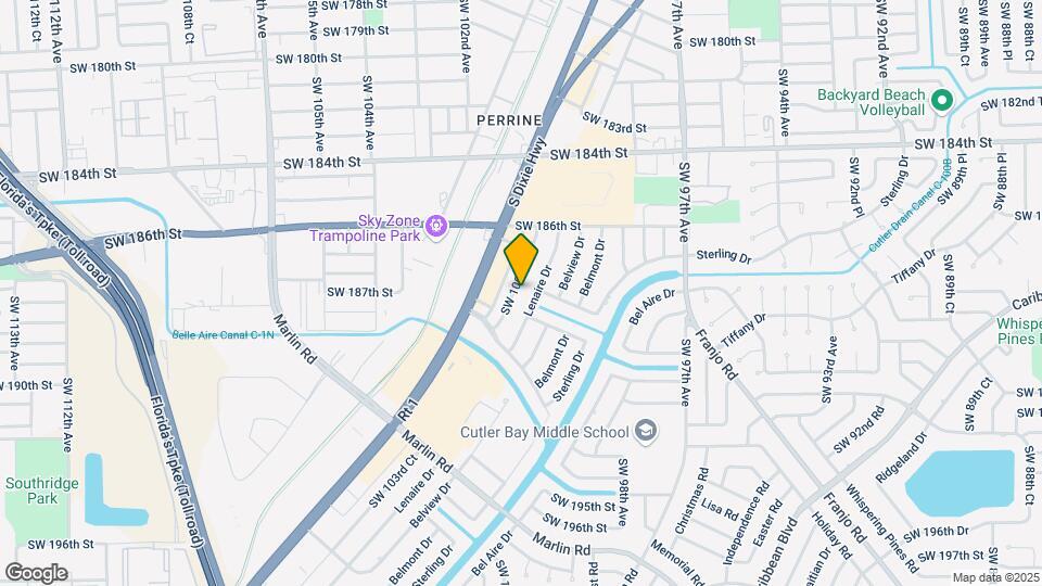 18725 SW 100th Ave Map and Location Details