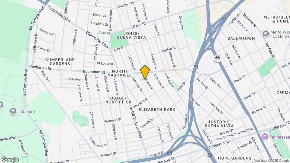 1727 14th Ave N Map and Location Details