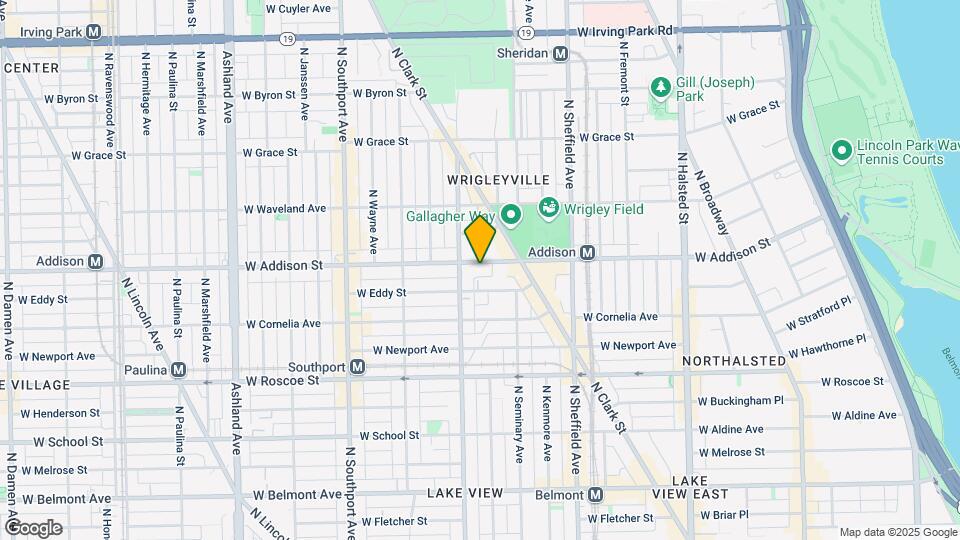 1133 W Addison St Mapa y Detalles de la Ubicación