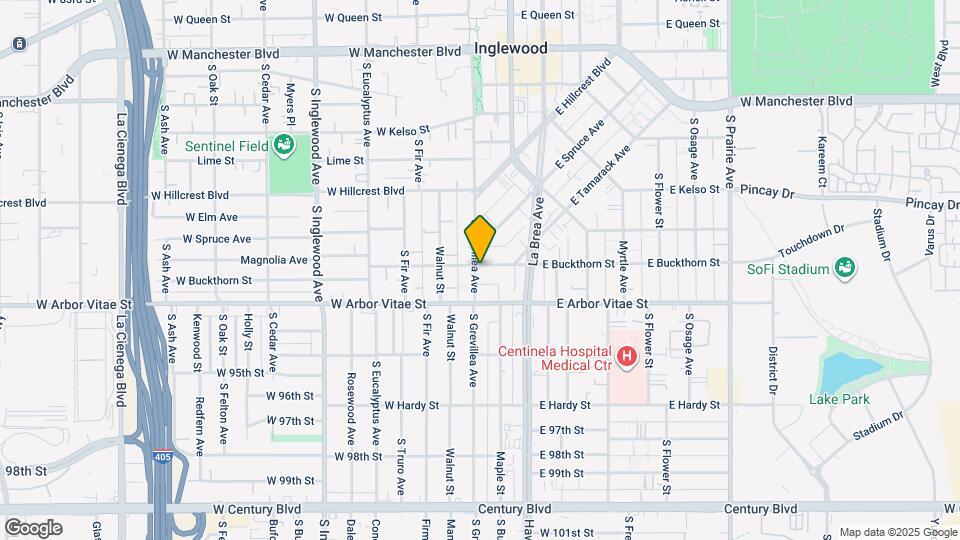 100 E Buckthorn St, Unit 1 Map and Location Details