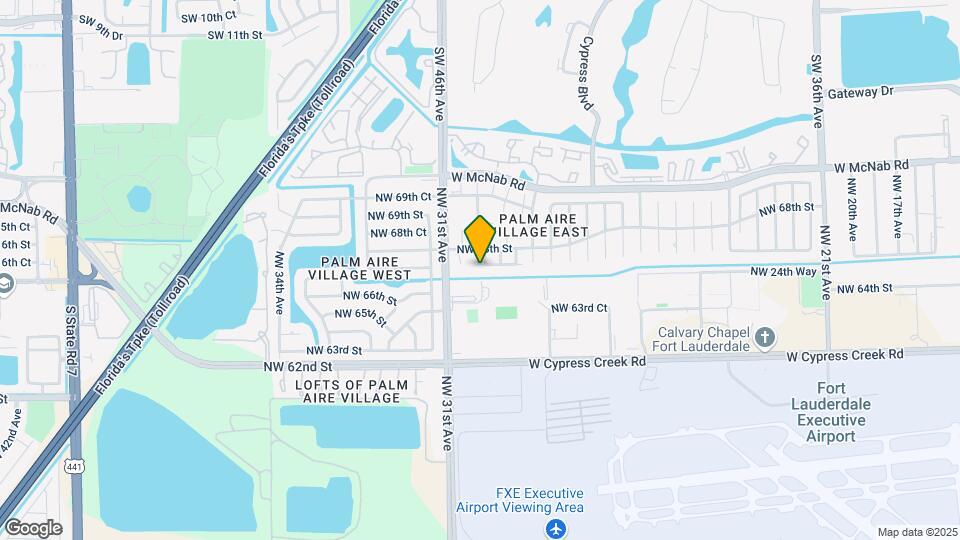 2972 NW 67th Ct Map and Location Details