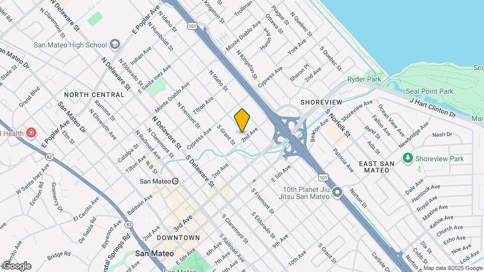 126 S Humboldt St Map and Location Details