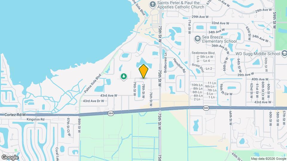 7812 40th Ave Dr W Map and Location Details