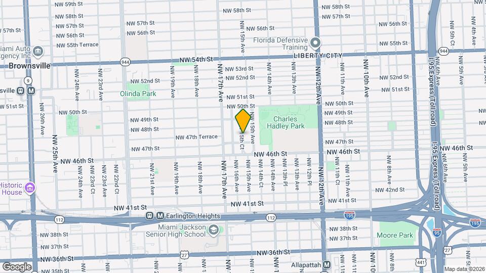 4719 NW 15th Ct Map and Location Details