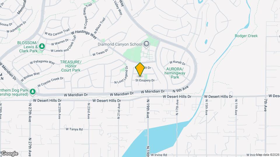 1928 St Exupery Dr Map and Location Details