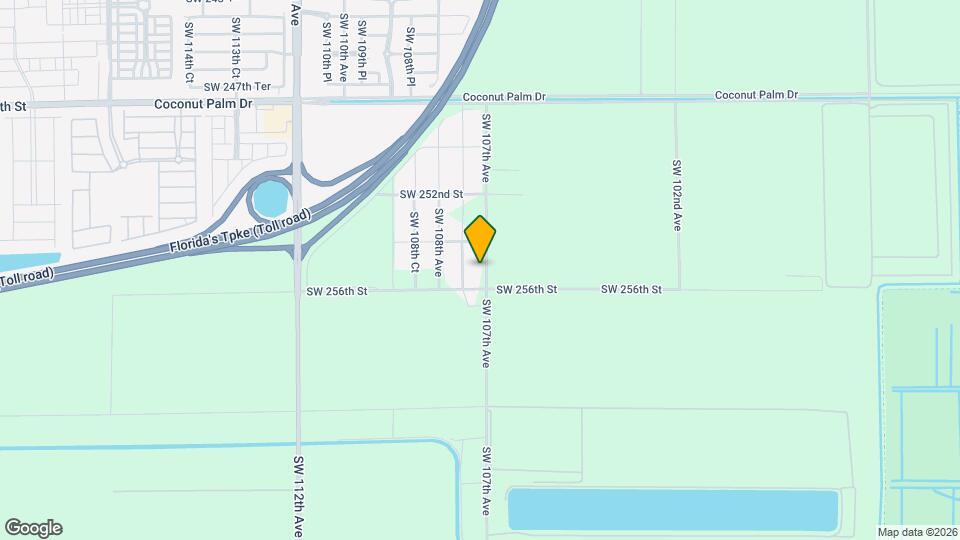 25512 SW 107th Ave Map and Location Details