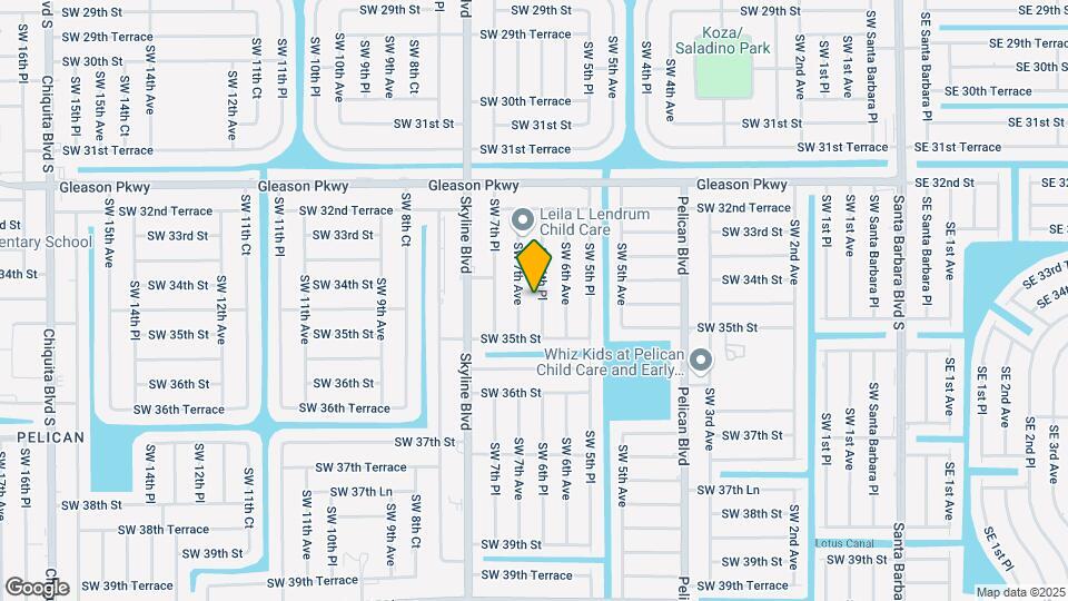 3414 SW 6th Pl Map and Location Details
