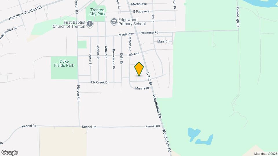 918 Kreider Ct Mapa y Detalles de la Ubicación