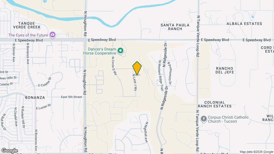 770 N Lazy J Way Map and Location Details