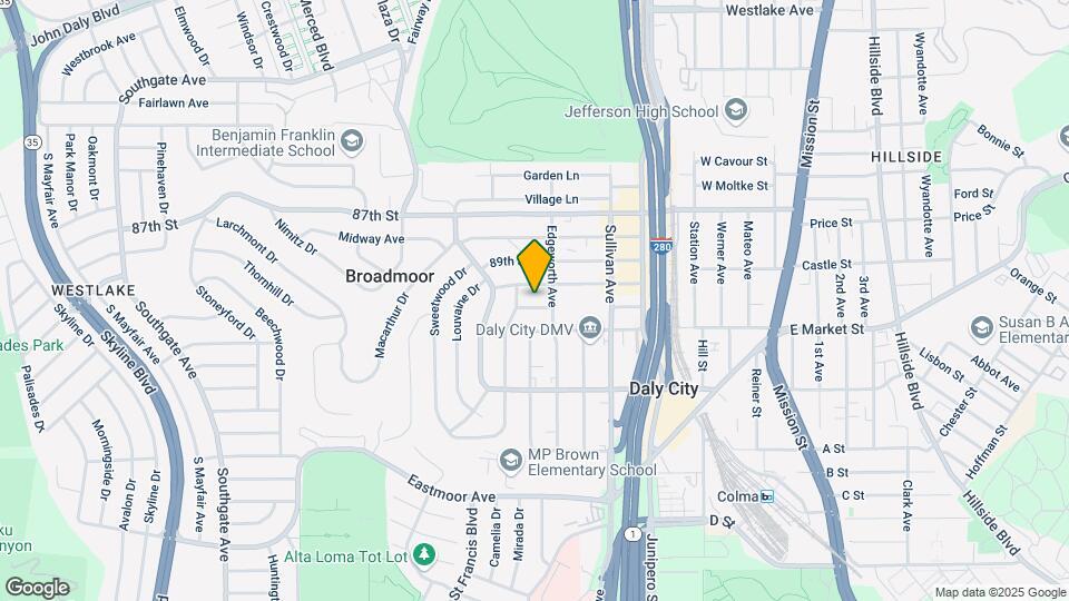 416 91st St Map and Location Details