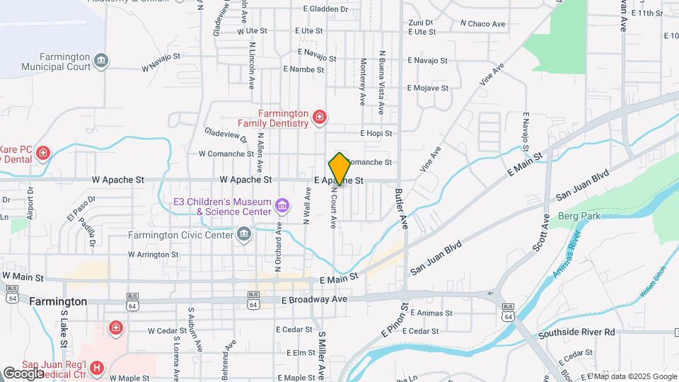 322 N Court Ave-Unit -#1 Map and Location Details