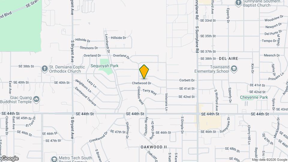 3709 Chetwood Dr Map and Location Details