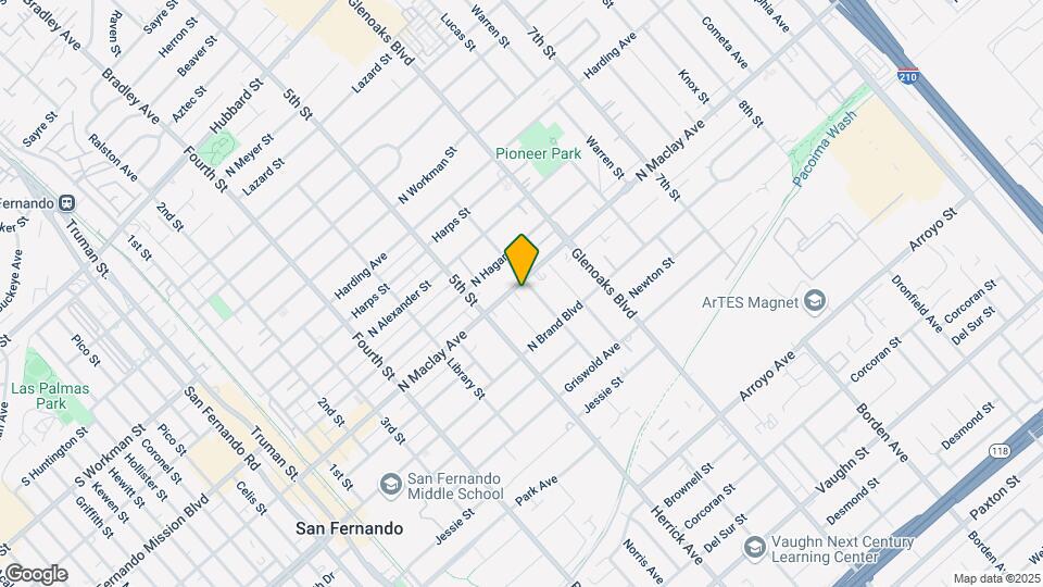 666 N Maclay Ave Map and Location Details