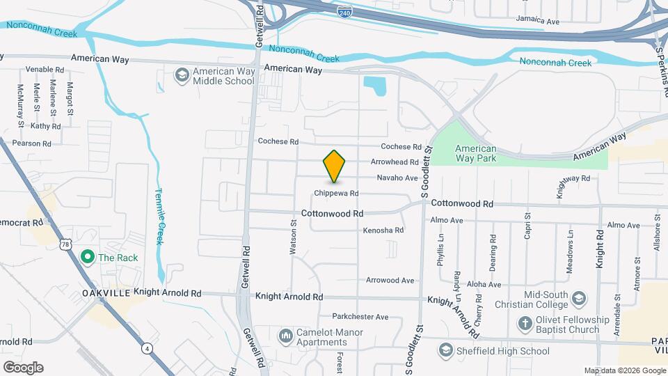 4100 Chippewa Rd Map and Location Details