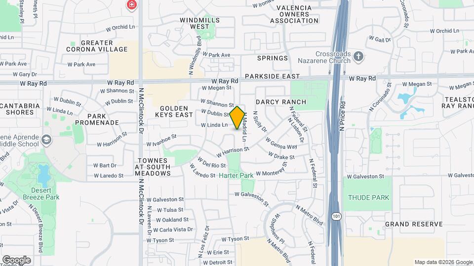 745 N Hazelton Dr Mapa y Detalles de la Ubicación